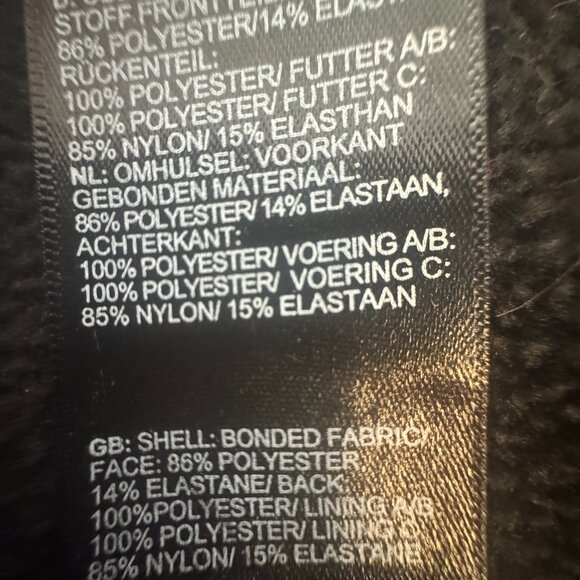 The North Face Black Windwall Soft Shell Jacket Large - Picture 10 of 10